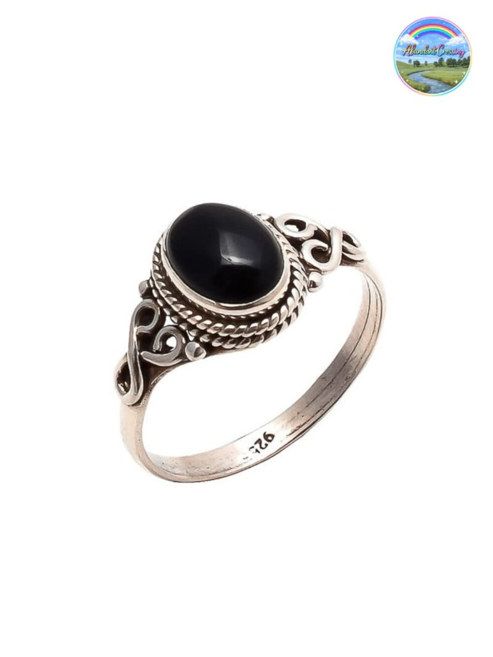 925 Sterling Silver Black Onyx Statement Ring Handmade Gemstone Gift
